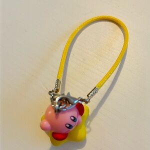 Labubu handmade crossbody accessory Yellow and Pink Kirby Character